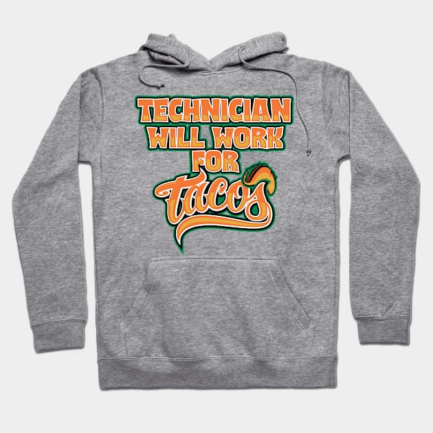 Technician job appreciation gift Hoodie by SerenityByAlex